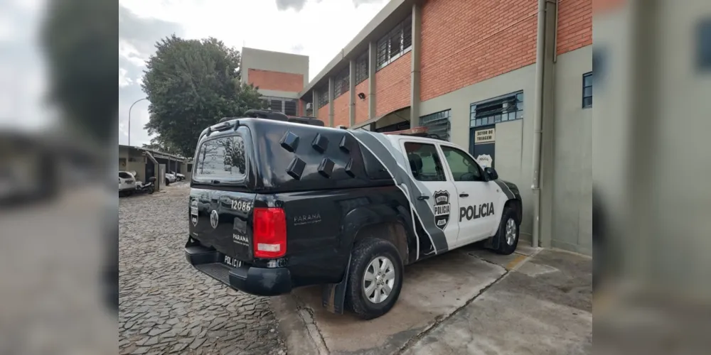 Suspeito foi direcionado à 13ª Subdivisão Policial de Ponta Grossa