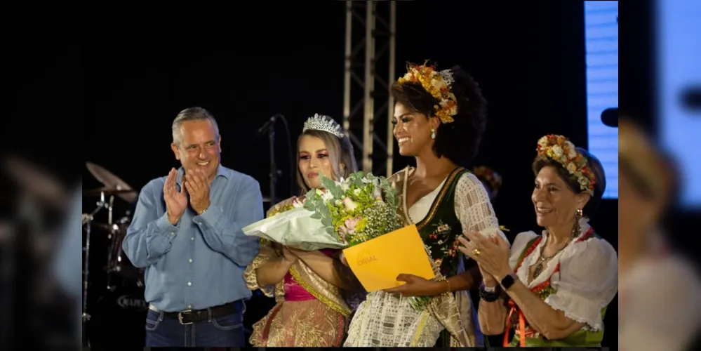 Hilde Lise Pereira Lima venceu o concurso como a nova Rainha da Münchenfest