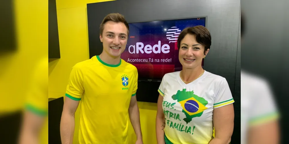 Ricardo Zampieri (PTB) e Keyla Ávila (PP) são duas das principais lideranças da base de apoio a Jair Bolsonaro (PL) em Ponta Grossa