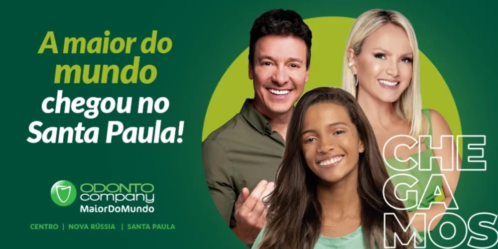 A maior e mais completa rede de clínicas odontológicas do Brasil, a OdontoCompany, chegou também no Santa Paula