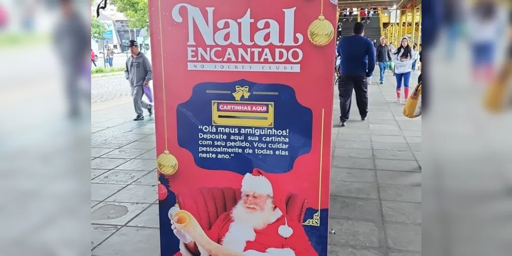 Prazo para arrecadação de cartinhas para o “Natal Encantado” de Ponta Grossa termina amanhã