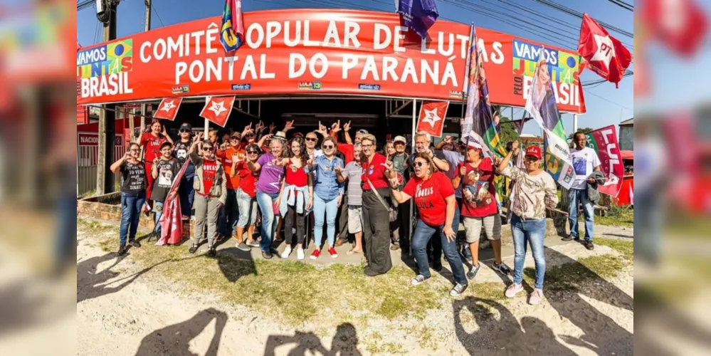 Local recebia lideranças do partido que visitavam o litoral do estado
