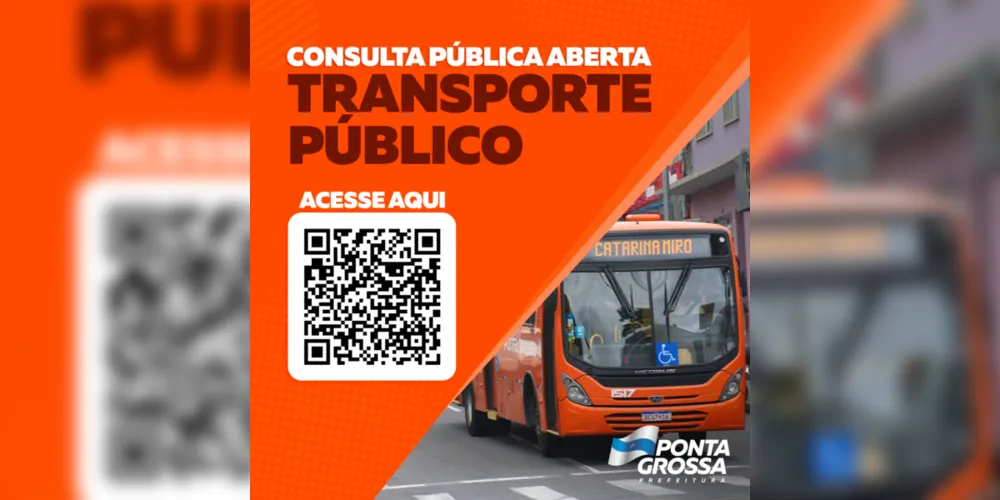 Consulta Pública tem como objetivo ouvir a comunidade no momento em que se aproxima a próxima concessão do Transporte Coletivo Municipal.