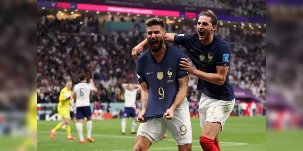 Giroud fez o segundo gol da França