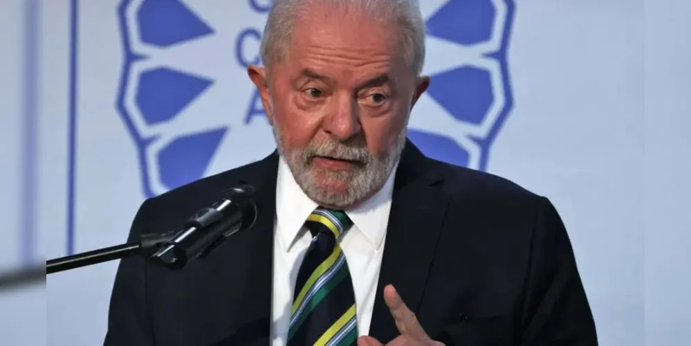 Presidente eleito Luiz Inácio Lula da Silva, em pronunciamento na COP