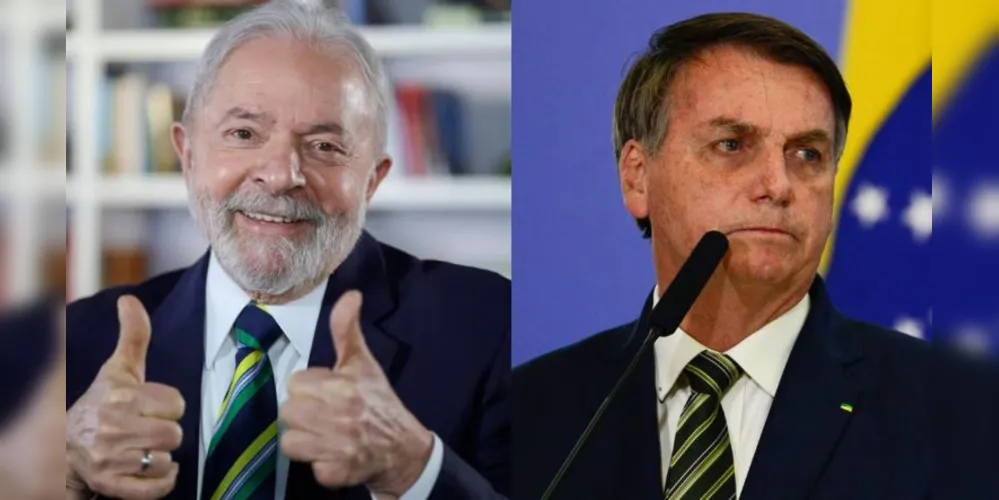 EX-presidente Luiz Inácio Lula da Silva e o atual presidente Jair Bolsonaro disputam o 2º turno