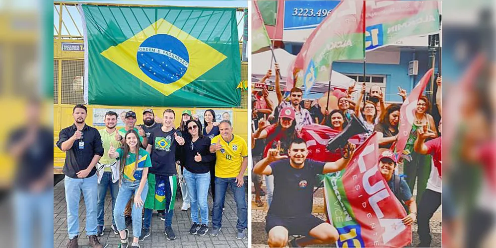 Apoiadores de Jair Bolsonaro (PL) e Luiz Inácio Lula da Silva (PT) realizaram atos de campanha durante este mês de outubro.