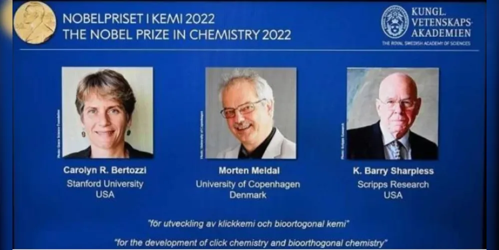 Os ganhadores do Nobel de Química deste ano