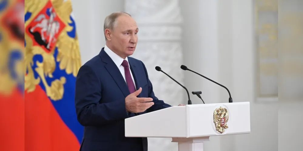 Presidente Vladimir Putin realizou cerimônia na manhã desta sexta, a tarde no horário de Moscou