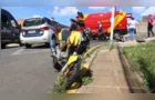 Acidente na Santa Paula deixa dois motociclistas feridos