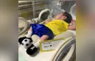 Hospital de Curitiba veste bebês com ‘amarelinha’ e manda incentivos à Seleção