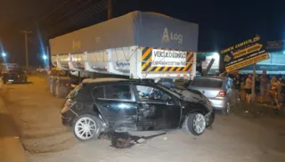 O acidente aconteceu na Avenida Souza Naves, no dia 20 de novembro.