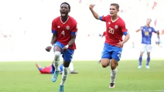 Keysher Fuller fez o gol que garantiu a vitória da Costa Rica contra o Japão