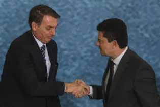 'Tá superado tudo. Passado é do passado, não tem contas a ajustar', diz Bolsonaro sobre apoio do ex-ministro.