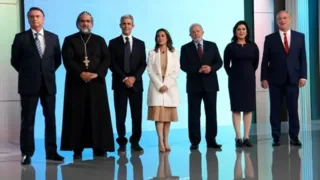 Sete candidatos participaram do debate da Globo, no Rio de Janeiro