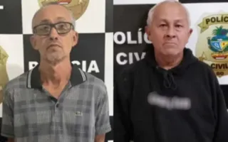Os homens foram identificados como Marcelo Ferreira da Silva, de 48 anos, e Olávio Ferreira da Silva, 63
