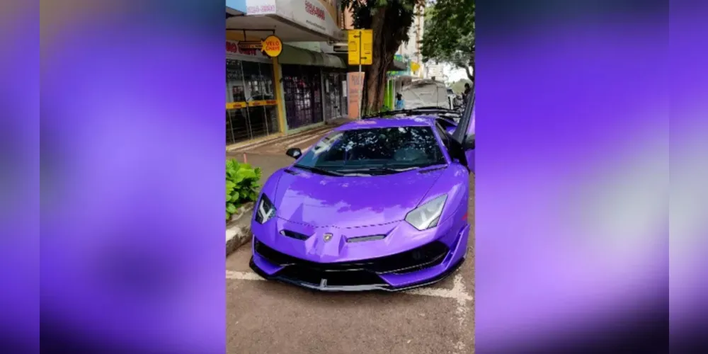 Lamborghini é multada em fiscalização de trânsito no PR | aRede