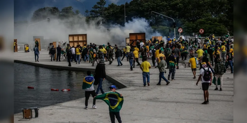 No domingo (8), manifestantes golpistas invadiram o Congresso Nacional, o Palácio do Planalto e o Superior Tribunal Federal