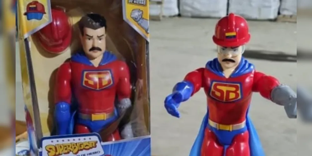 'Super Bigote' é um personagem que faz alusão ao presidente Nicolás Maduro