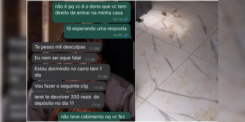 Jovem que mora de aluguel, chega em casa e encontra proprietário pelado
