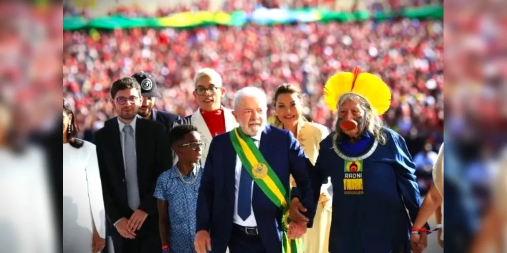 Presidente Luiz Inácio Lula da Silva se emocionou com o momento