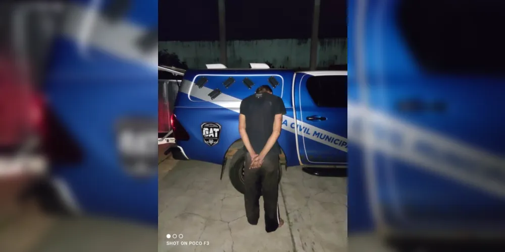Na madrugada dessa segunda-feira (22), a GCM localizou um suspeito que tinha um mandado de prisão em seu desfavor
