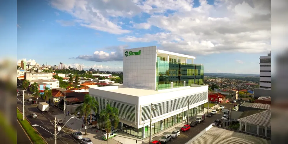 Em Ponta Grossa, a Sicredi é a maior rede financeira em número de agências