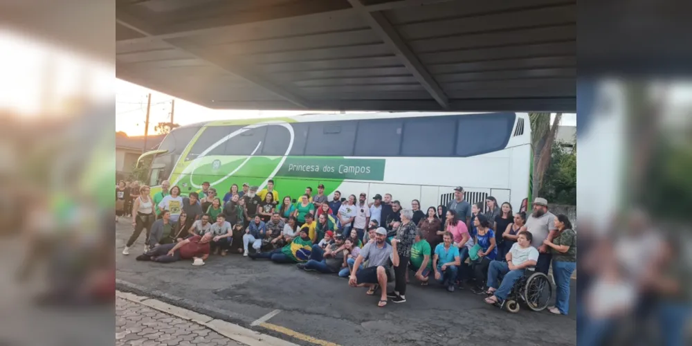 Grupo saiu de Ponta Grossa na noite de sexta-feira (6)