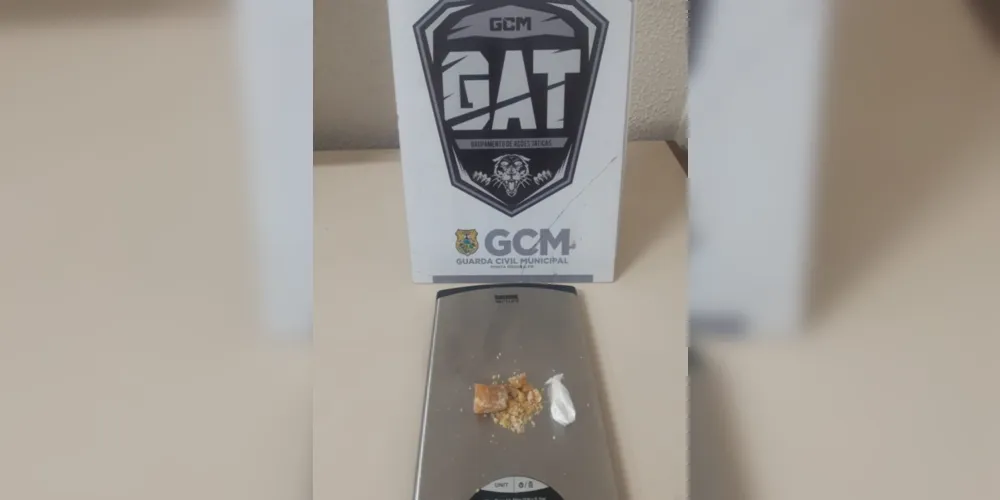 GCM encontrou os entorpecentes durante buscas no veículo