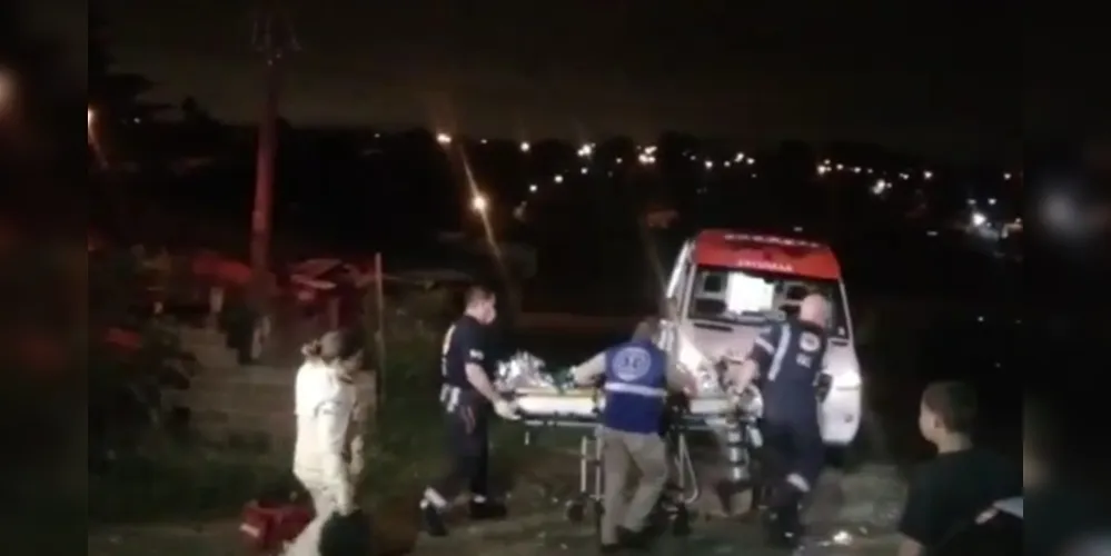 Vítima foi atendida pelo Siate e Samu