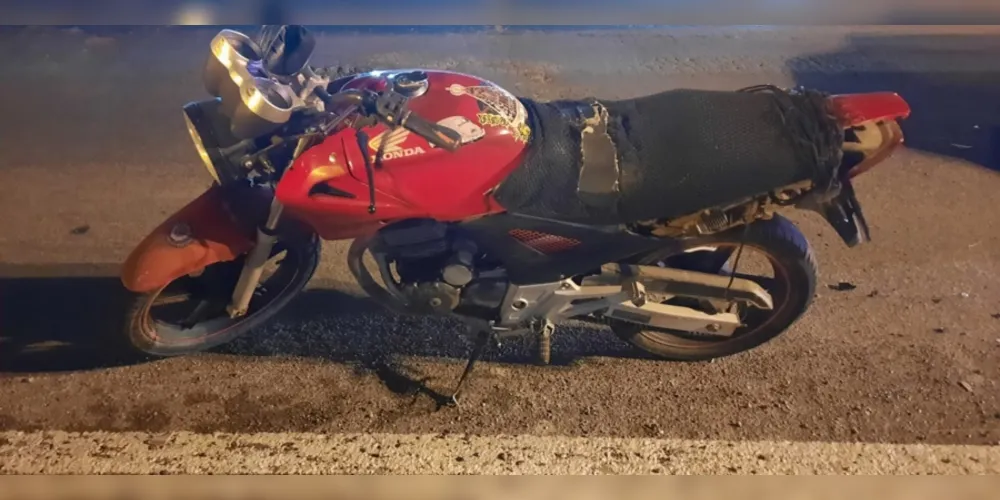 Segundo a Polícia, moto Honda CBX 250 teria sido atingida por uma Honda Civic