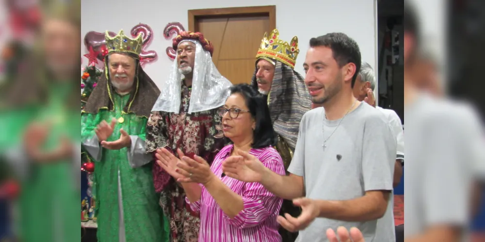 Reis Magos na residência da família Azambuja, no distrito de Vila Rio Branco