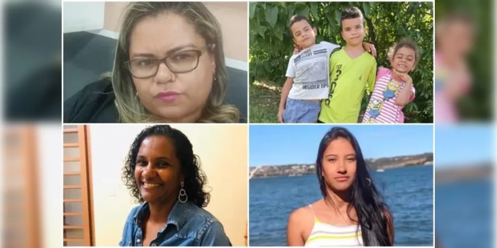 Parte das vítimas, todas da mesma família, foram identificadas