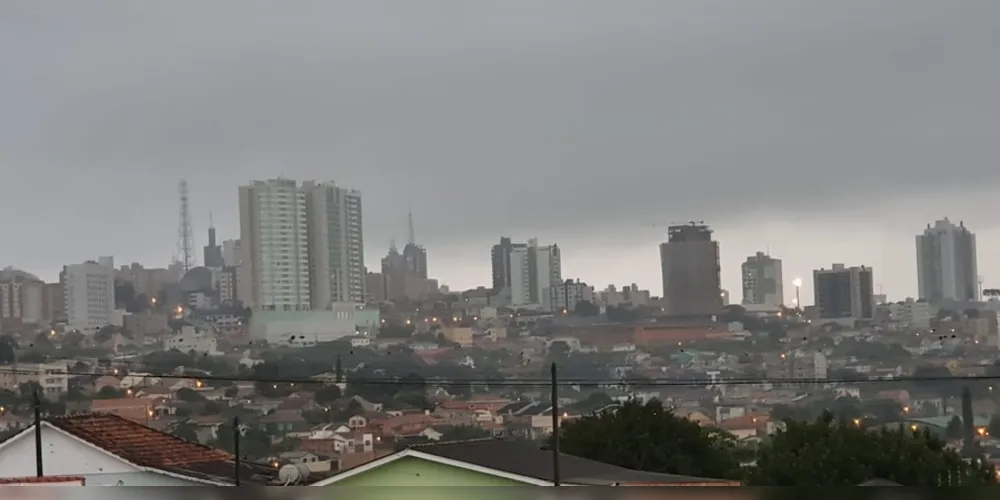 Mais chuva? Veja a previsão do tempo para Ponta Grossa no fim de