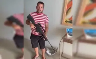 Polícia Federal apreende arma de bolsonarista que ameaçou matar Lula