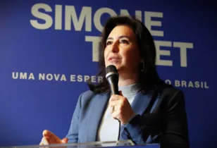 Simone Tebet (MDB) foi candidata à presidência da República na última eleição