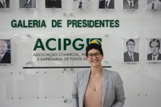 Thanile Ratti, integrante da Associação Comercial, Industrial e Empresarial de Ponta Grossa (ACIPG) será empossada como vice-presidente do órgão estadual