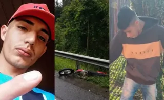 Uelinton de Oliveira da Cruz, de 21 anos, e Alan Oliveira dos Santos, de 16 anos, estavam em uma moto, que foi atingida por um Chevrolet Prisma.