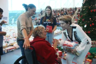 Alimentos foram obtidos por doações através da Campanha Natal Solidário