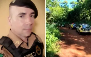 Policial foi encontrado vivo amarrado em árvore