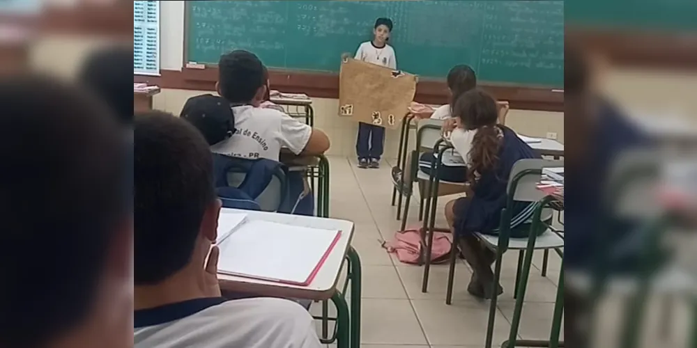 Educandos também puderam produzir materiais que abordavam a temática