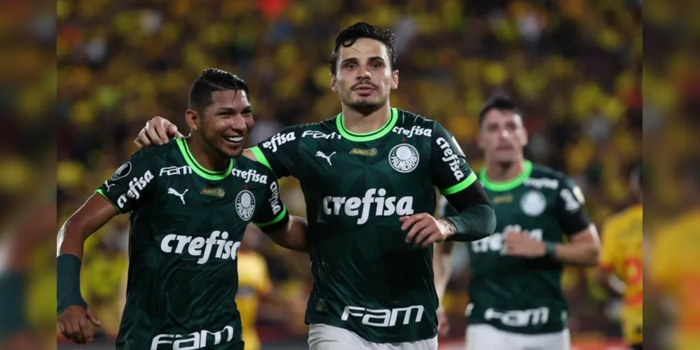 Raphael Veiga e Gustavo Gómez fizeram os gols alviverdes