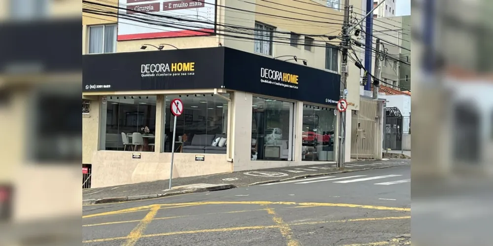 Loja fica localizada na avenida Bonifácio Vilela, nº 760, próximo à UEPG