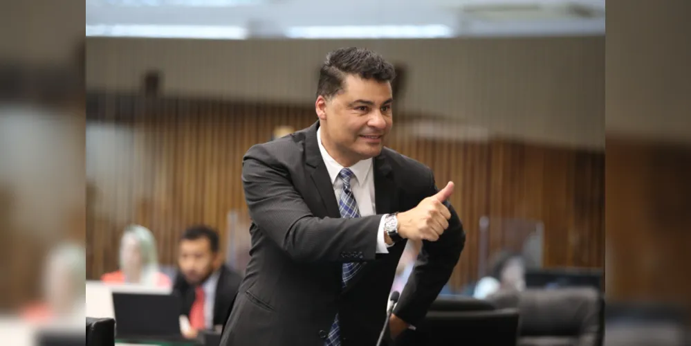 O ex-prefeito de Ponta Grossa Marcelo Rangel tem participado das sessões da Assembleia Legislativa.