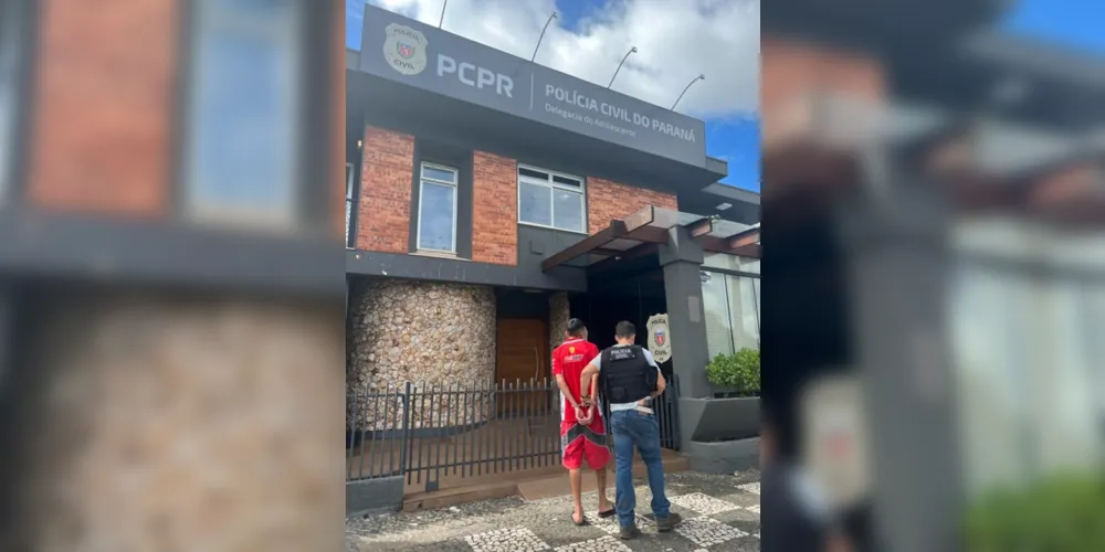 O rapaz foi encaminhado para o Centro de Socioeducação Regional de Ponta Grossa (CENSE)