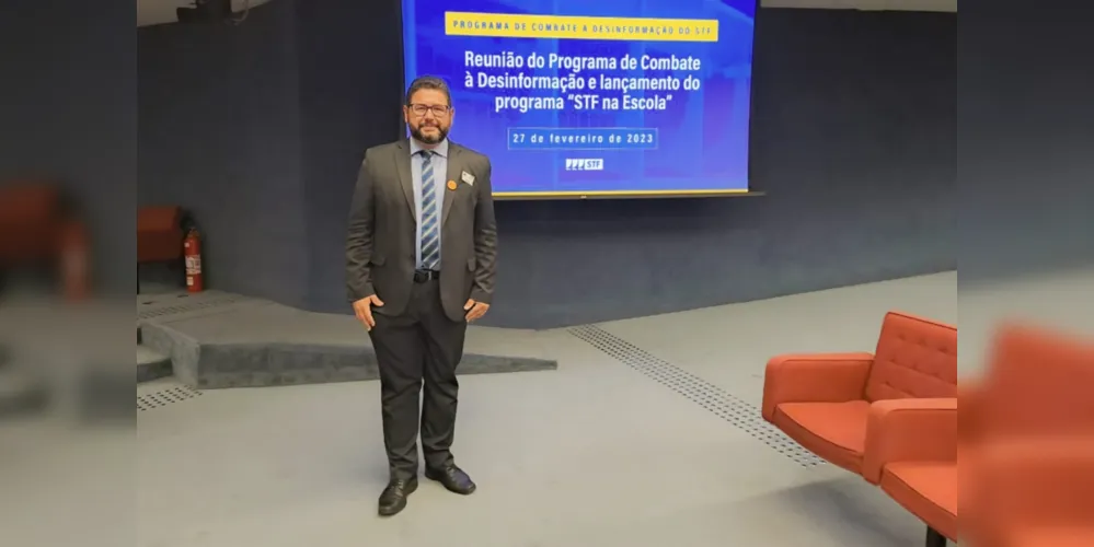 Professor Carlos Willians Jaques Morais participou da reunião em Brasília