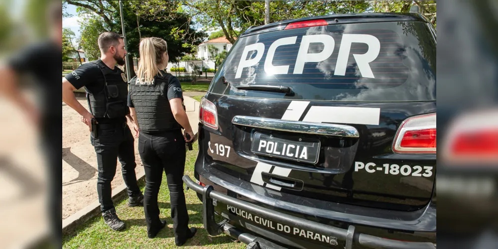 A PCPR iniciou as diligências após localizar o veículo da mulher queimado, no dia 27 de janeiro, no Parque da Gruta