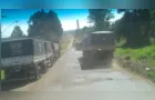 Fila com centenas de caminhões é registrada no Distrito Industrial de PG