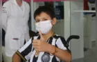 Arthur, vítima de acidente na Mauá, recebe alta do hospital