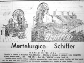 Publicidade da Metalúrgica Schiffer publicada no JM em 25 de dezembro de 1958